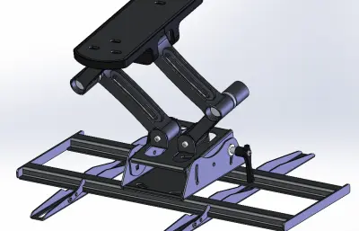 可移动屏幕支架