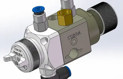 机器人气动喷枪