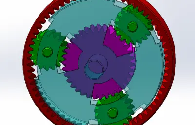 自动变速箱中的行星轮系