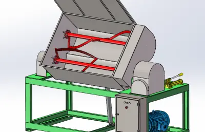 双轴搅拌器模型