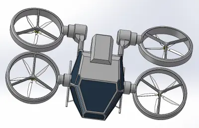 四翼空中飞行器