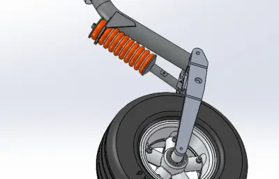 大型无人机前起落架
