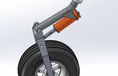 大型无人机前起落架