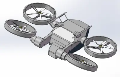 四翼空中飞行器