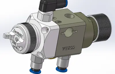 机器人气动喷枪