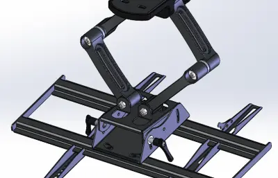 可移动屏幕支架