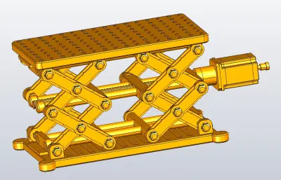 剪叉式电动升降台