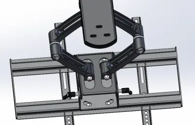 可移动屏幕支架