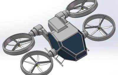 四翼空中飞行器