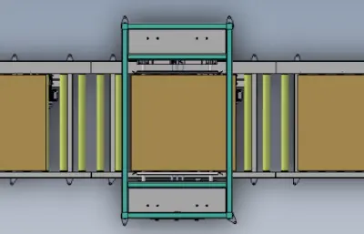 全自动卡板拆堆跺滚筒线设备