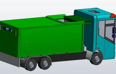 垃圾车的设计模型