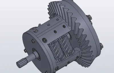 扭矩感应式限滑差速器（托森差速器）