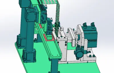圆柱电池贴青稞纸机构
