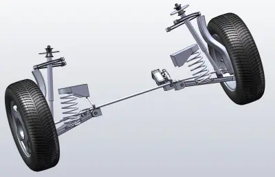 汽车底盘前支撑系统