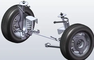 汽车底盘前支撑系统