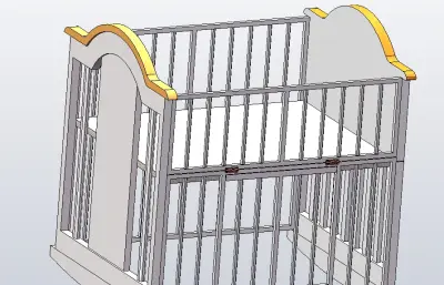 可折叠便携式婴儿床