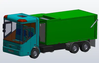垃圾车的设计模型