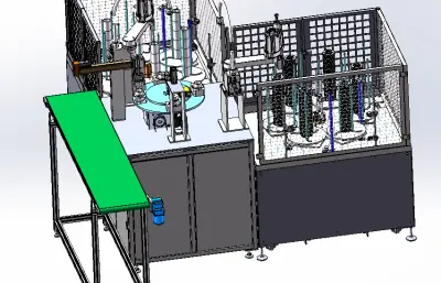 加油口自动上料焊接线