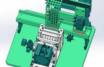 圆柱电池贴青稞纸机构