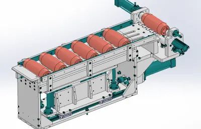 圆柱件递进传输机构