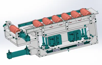 圆柱件递进传输机构