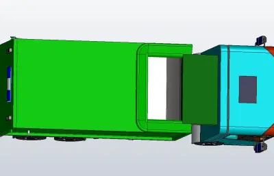 垃圾车的设计模型