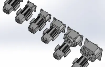 带刹车法兰减速机