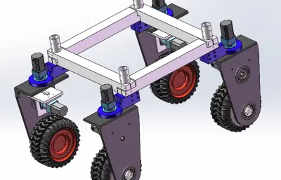 四轮驱动底盘小车