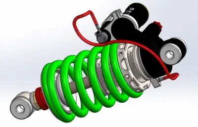后座防震器(雪地自行车)