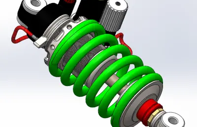 后座防震器(雪地自行车)