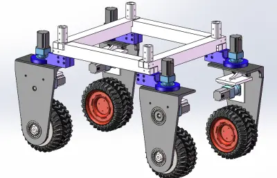 四轮驱动底盘小车