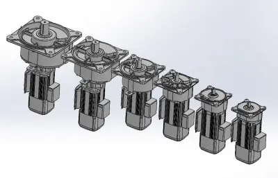 带刹车法兰减速机