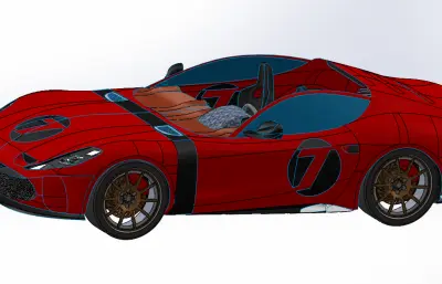 法拉利跑车外壳