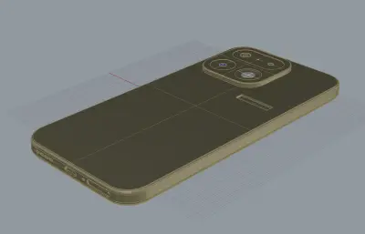 Realme 16 Pro手机3D模型