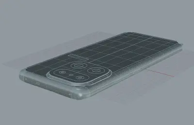 Realme 16 Pro+ 5g手机3D模型