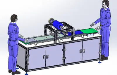 鱼缸玻璃贴膜机
