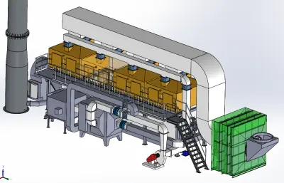 RCO活性炭吸附脱附和催化燃烧设备
