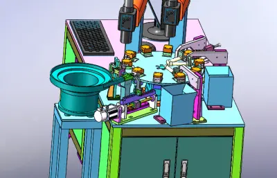 转盘式全自动卡针焊接机