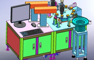 转盘式全自动卡针焊接机