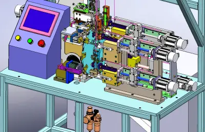 高精度手表卡针组装机