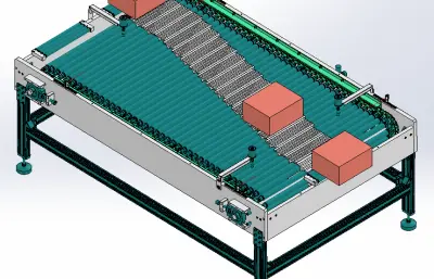 纸箱分道输送机