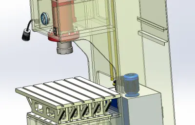 100吨脚踏式立式压机