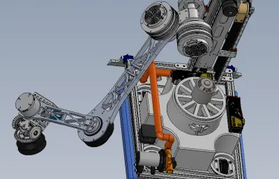 贴砖机器人,无零件