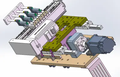 可等变距三轴机械手