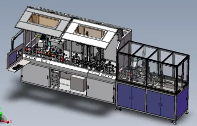 全自动铜膜信号线切割检测自动化生产线