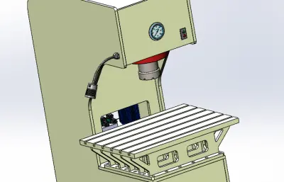 100吨脚踏式立式压机