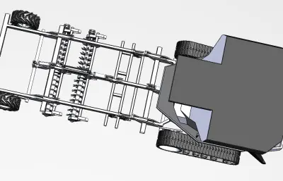 大型农业耕犁机