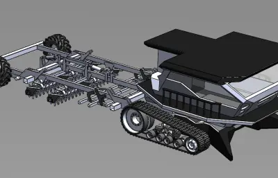 大型农业耕犁机