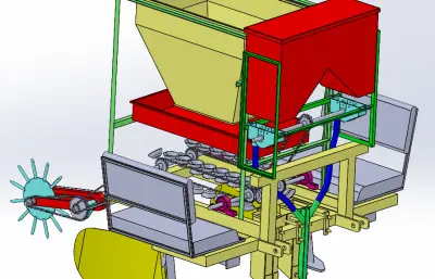 姜黄种植器模型