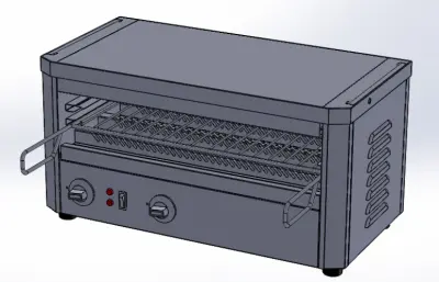 长方体烧烤箱